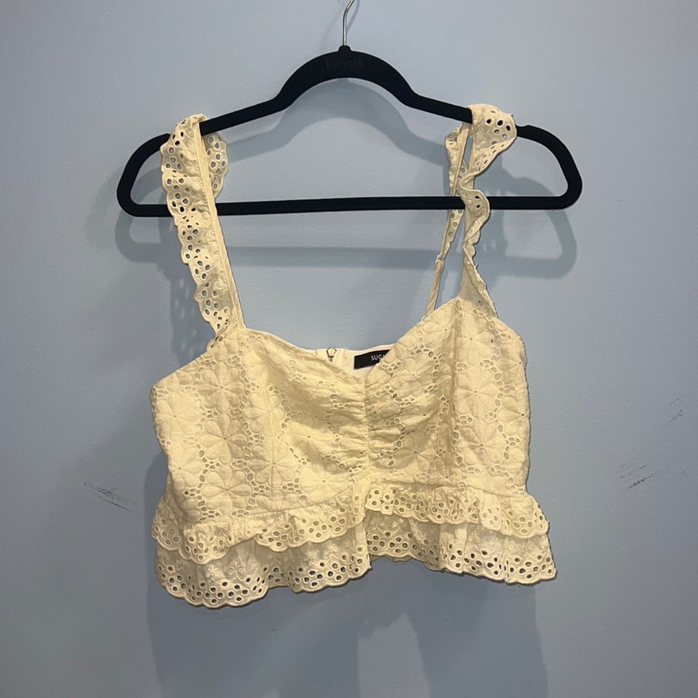 Sugar lips white top